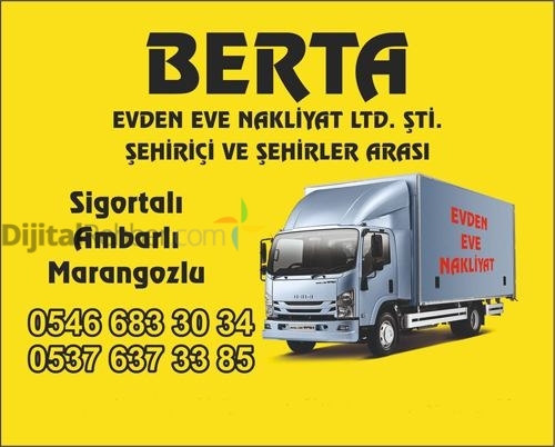 BAHÇELİEVLER BERTA EVDEN EVE NAKLİYAT
