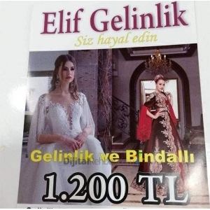 ELİF GELİNLİK TESETTÜR BİNDALLI KAYSERİ